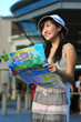 Little Chinese Asian Tourist Girl enjoying her holiday