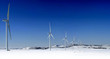 eolienne dans la neige eolienne dans la neige