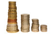 four stacks coins four stacks coins