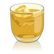 fully editable vector illustration whiskey glass fully editable vector illustration whiskey glass