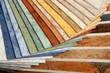 The samples of collection linoleum