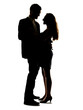 Happy young couple dancing together