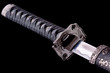 Katana isolated on a black background Katana isolated on a black background