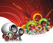 illustration for a musical theme with speakers