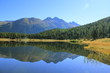 Foto: Bergsee und Spiegelung Bergsee und Spiegelung