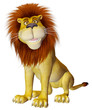 lion cartoon side sit pose lion cartoon side sit pose