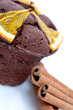 Moelleux chocolat orange à la cannelle