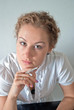 Business women thinking