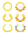 Wreaths, set