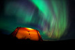 Nordlichter über dem Zelt Nordlichter über dem Zelt