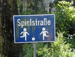 unbenutzte Spielstrasse unbenutzte Spielstrasse