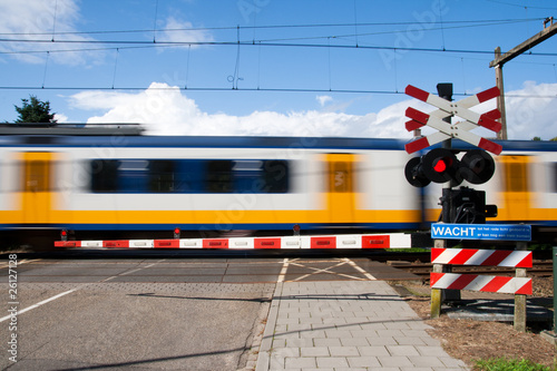Photo: Railway crossing Railway crossing