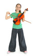 Adolescente joue du violon Adolescente joue du violon
