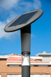 LED street lamp, rechargeable solar energy LED street lamp, rechargeable solar energy