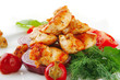 grilled chicken meat