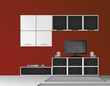 Modern living room vector Modern living room vector