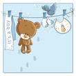 It's a boy announcement card