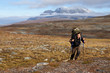 Hiker in Laponia Hiker in Laponia