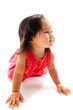 Baby Girl Crawling