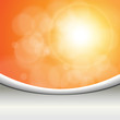 Abstract background orange sunny