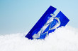 Photo: Sandglass in winter Sandglass in winter
