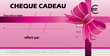 chèque cadeaux rose
