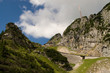 Wendelstein Zahnradbahn Bergbahn klein Gebirge Berg