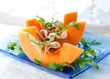 Prosciutto and melon. Prosciutto and melon.