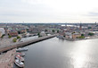 Aerial view of the old town Stockholm Sweden