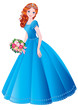 Beautiful princess. Vector art-illustration. Beautiful princess. Vector art-illustration.