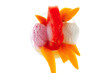 small cup with fruits and ice cream