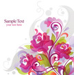 Abstract floral background