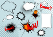 Big set of comic elements for your design