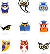Vector: Owl icons and logos Owl icons and logos