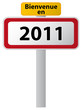 2011 - Panneau de bienvenue (image nouvel an / SVG)