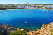 view of Arenal d'es Castell beach in Menorca, Balearic Islands,