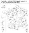 France - Départements (Mayotte inclu) - Tracés autonomes