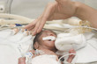 Photo: Newborn and hand Newborn and hand