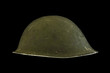helmet on black