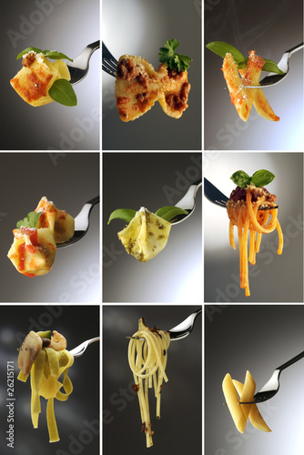 Photo: Pasta con diversi sughi Pasta con diversi sughi