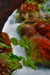 Waterfall in springtime