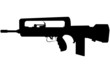Silhouette du FAMAS