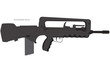Vectorisation du fusil d'assault français FAMAS