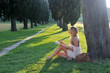 Foto: Pittrice nel parco Pittrice nel parco