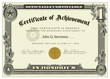 Vector Official Certificate Template Vector Official Certificate Template