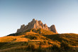 peak at sunset