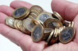 Eine Hand voll Geld