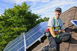 Solar panel installation
