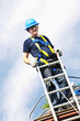 Photo: Man working on roof Man working on roof