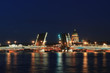 Saint Petersburg, Russia, Drawbridge Saint Petersburg, Russia, Drawbridge